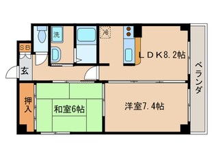 シルフィ－ド山科の物件間取画像